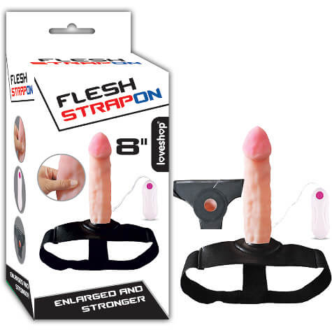 FLESH STRAPON İÇİ BOŞ - 605-B