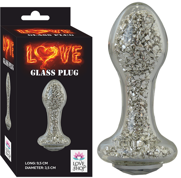 LOVE GLASS PLUG - LS-Kxykl01